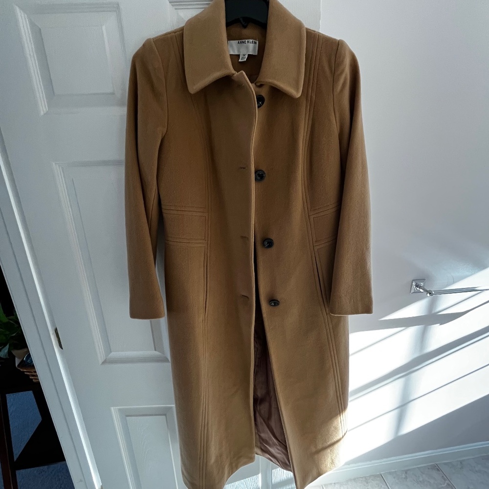 Anne Klein Women’s wool mid-calf length winter coat